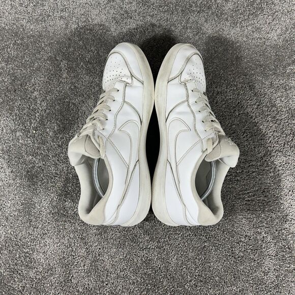 Nike SB Force 58 DH7505-100 Men’s Sz 13 Premium Triple White Leather Skate Shoes main image 4